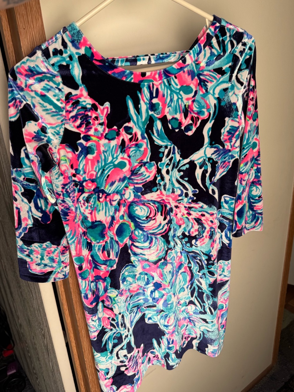 Lilly Pulitzer velour dress